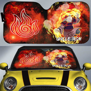 Uncle Iroh Car Sunshade Custom Avatar The Last Airbender Anime - Gearcarcover - 1