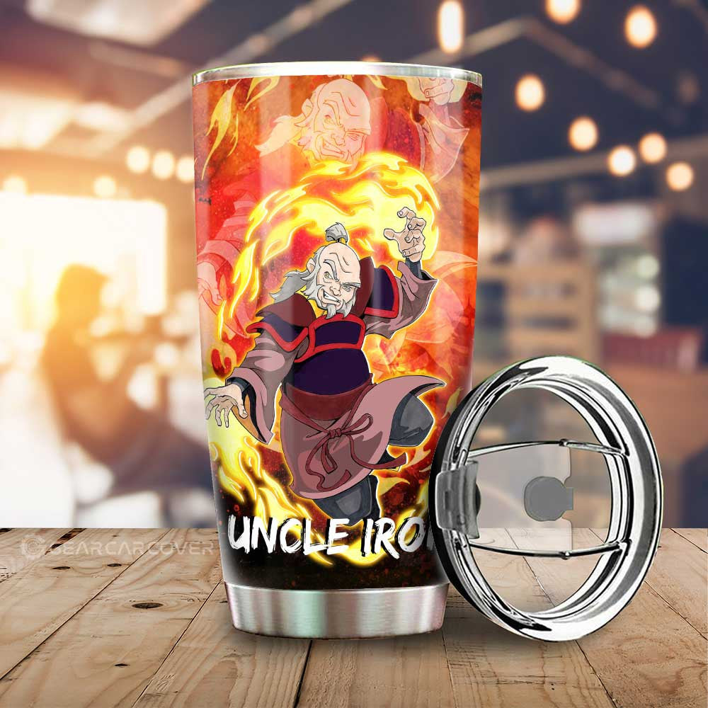 Uncle Iroh Tumbler Cup Custom Avatar The Last Airbender Anime - Gearcarcover - 1