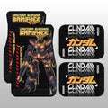 Unicorn Gundam Banshee Car Floor Mats Custom Gundam Anime Car Accessories - Gearcarcover - 3