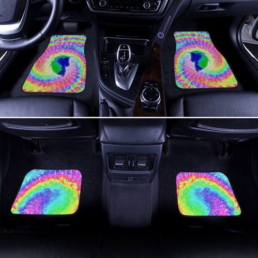 Unicorn Tie Dye Car Floor Mats Custom Hippie Car Accessories Gifts - Gearcarcover - 2