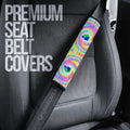 Unicorn Tie Dye Seat Belt Covers Custom Hippie Car Accessories Gifts - Gearcarcover - 3