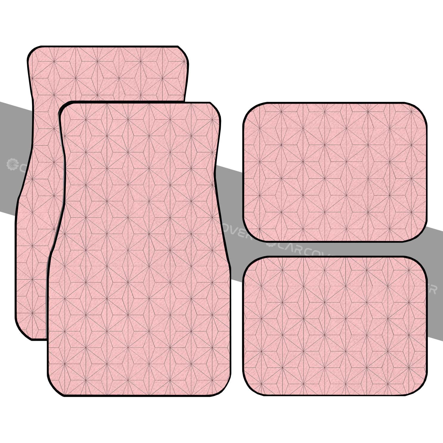 Uniform Nezuko Car Floor Mats Custom Demon Slayer Anime Car Accessories - Gearcarcover - 1