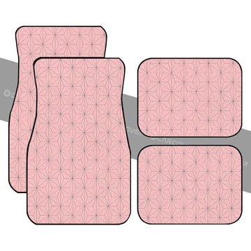 Uniform Nezuko Car Floor Mats Custom Demon Slayer Anime Car Accessories - Gearcarcover - 1