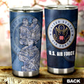United States Air Force Tumbler Cup Custom US Military Car Accessories - Gearcarcover - 3