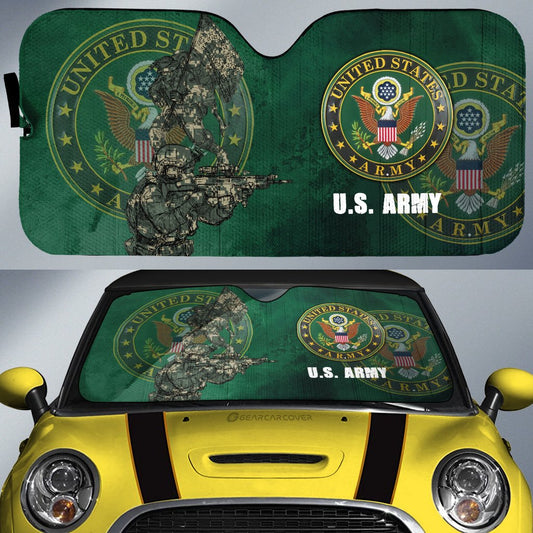 United States Army Car Sunshade Custom US Military Car Accessories - Gearcarcover - 1