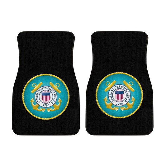 United States Coast Guard Armorial Car Floor Mats Custom Printed - Gearcarcover - 2