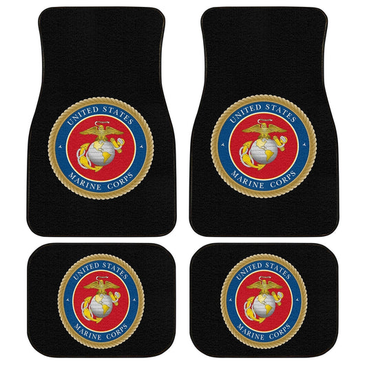 United States Marine Corps Car Floor Mats Custom Marine Car Accessories - Gearcarcover - 1