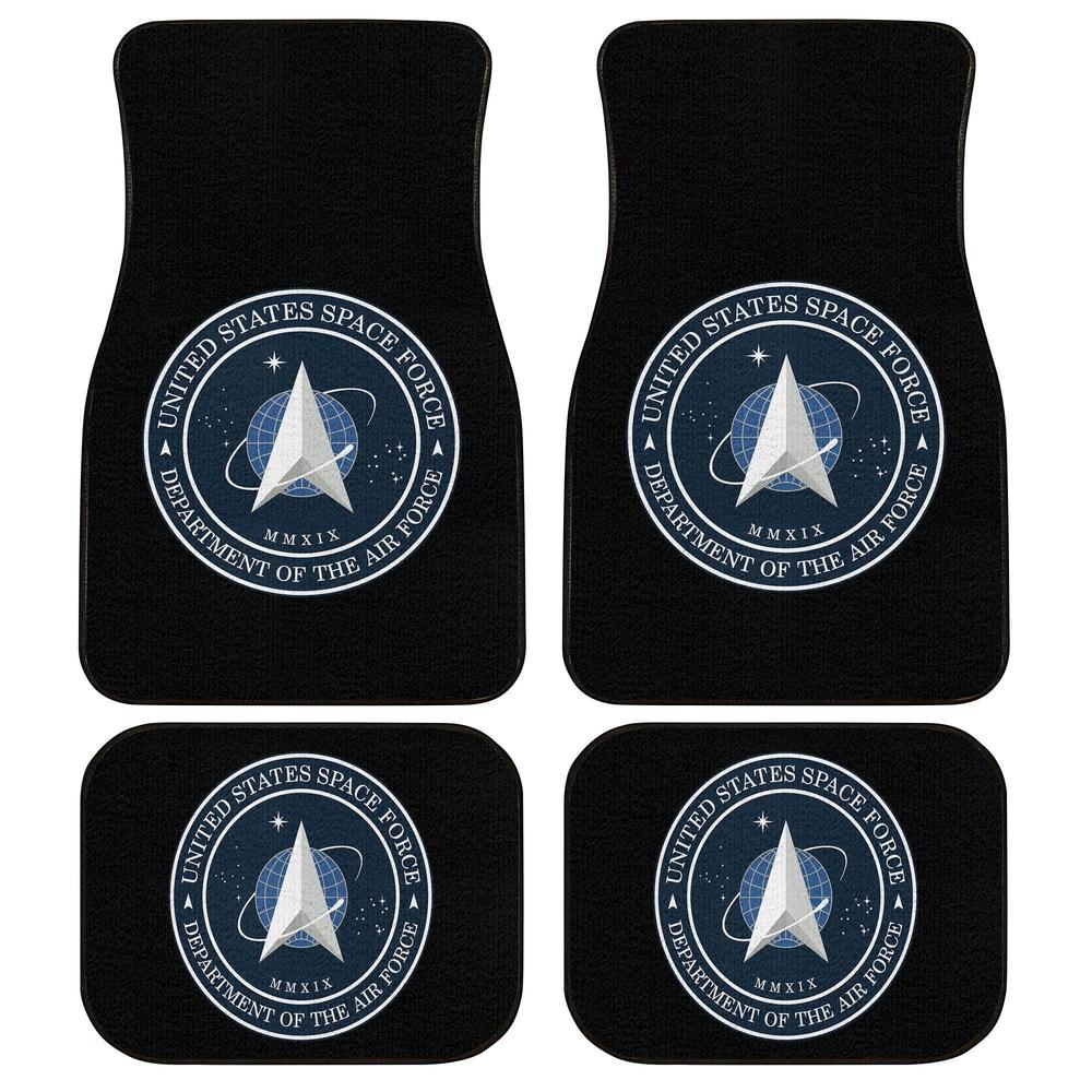 United States Space Force Armorial Car Floor Mats - Gearcarcover - 1