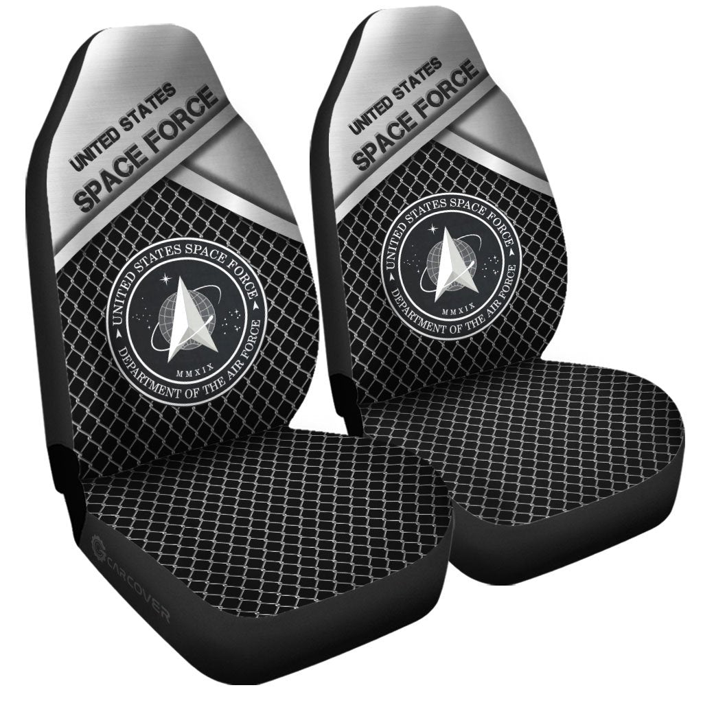 United States Space Force Car Seat Covers Custom US Military Car Accessories - Gearcarcover - 3