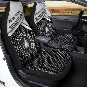 United States Space Force Car Seat Covers Custom US Military Car Accessories - Gearcarcover - 1