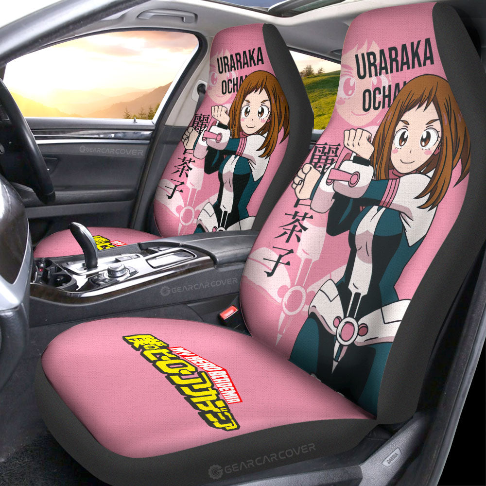 Uraraka Ochako Car Seat Covers Custom My Hero Academia Car Accessories For Anime Fans - Gearcarcover - 2