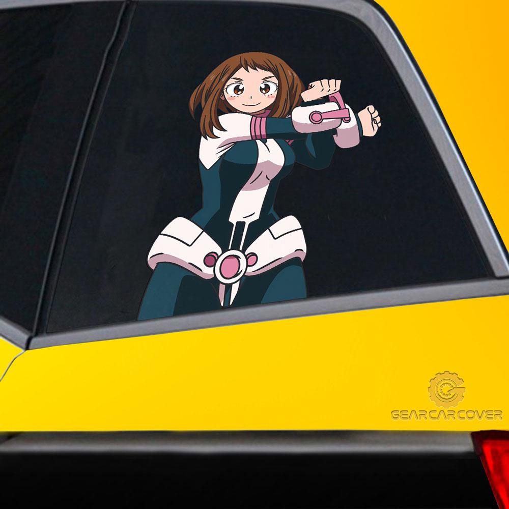 Uraraka Ochako Car Sticker Custom My Hero Academia Anime Car Accessories - Gearcarcover - 2