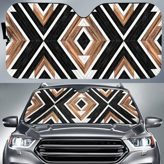 Urban Tribal Aztec Car Sunshade Custom Car Accessories - Gearcarcover - 1