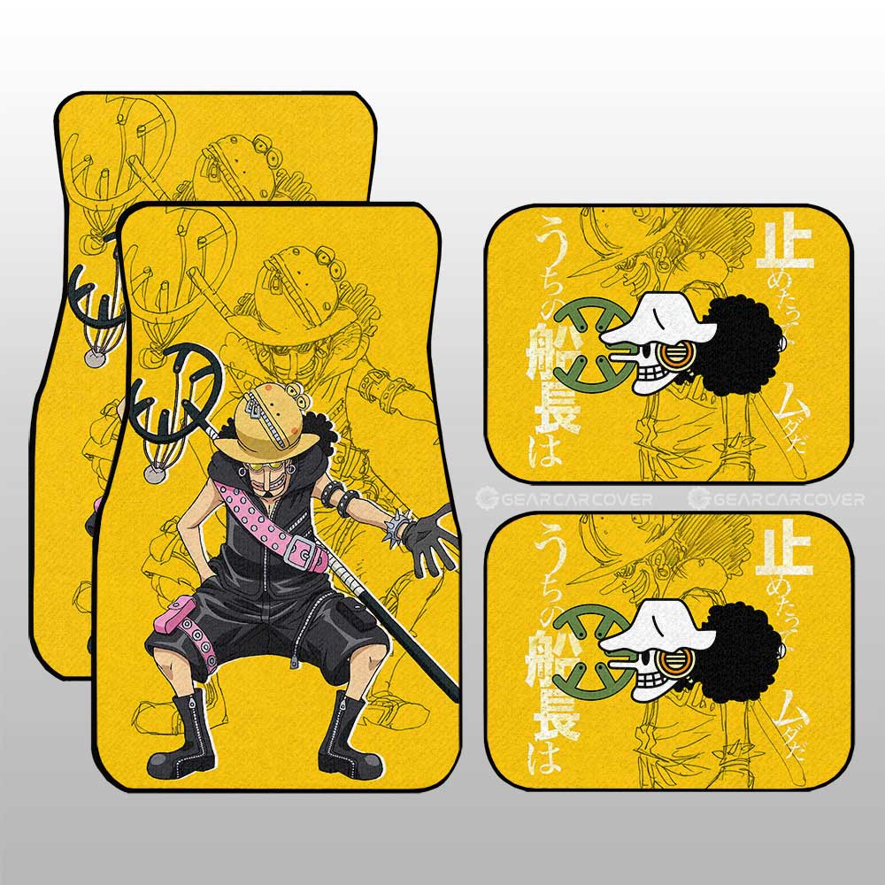 Usopp Car Floor Mats Custom One Piece Anime Car Accessories - Gearcarcover - 3