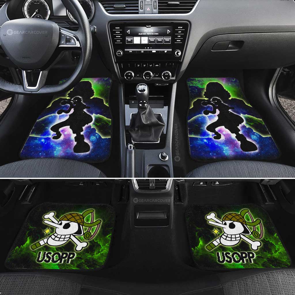 Usopp Car Floor Mats Custom One Piece Car Accessories - Gearcarcover - 2