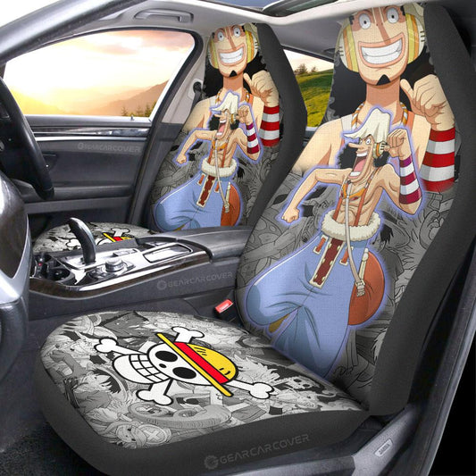 Usopp Car Seat Covers Custom Anime One Piece Car Interior Accessories - Gearcarcover - 2