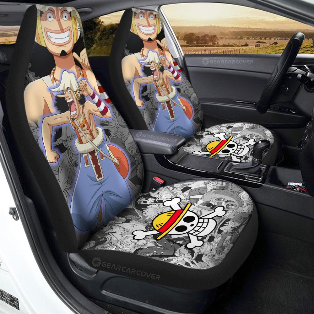 Usopp Car Seat Covers Custom Anime One Piece Car Interior Accessories - Gearcarcover - 1