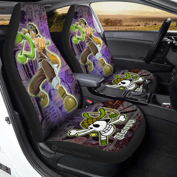 Usopp Car Seat Covers Custom Galaxy Style One Piece Anime Car Accessories - Gearcarcover - 1