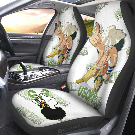 Usopp Car Seat Covers Custom One Piece Anime - Gearcarcover - 2