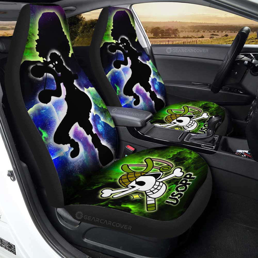 Usopp Car Seat Covers Custom One Piece Car Accessories - Gearcarcover - 1