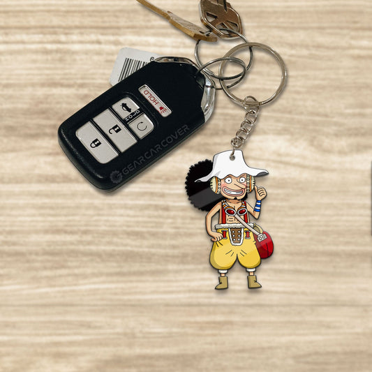 Usopp Keychains Custom One Piece Anime Car Accessories - Gearcarcover - 1