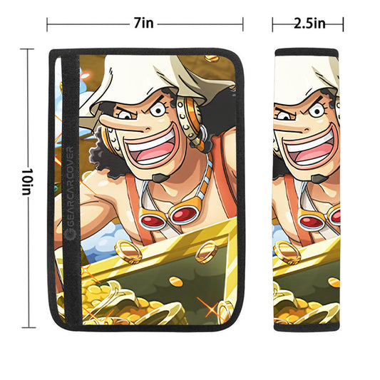 Usopp Seat Belt Covers Custom One Piece Anime Car Accessoriess - Gearcarcover - 1