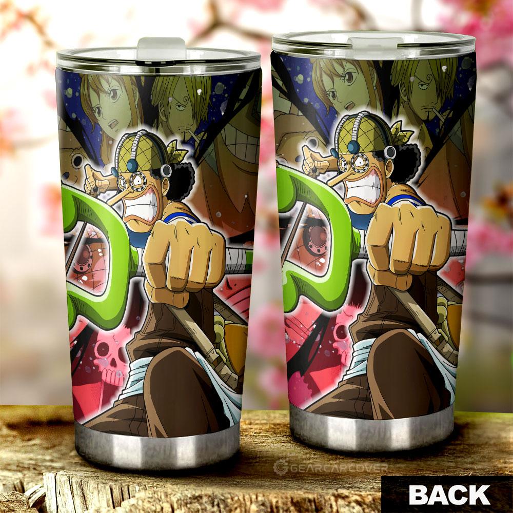 Usopp Tumbler Cup Custom One Piece Anime Car Accessories For Anime Fans - Gearcarcover - 3