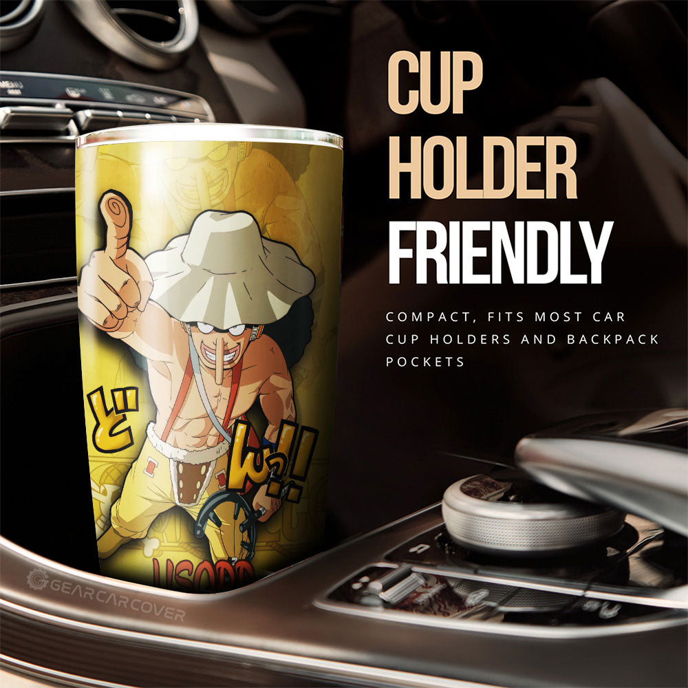 Usopp Tumbler Cup Custom One Piece Anime Car Accessories - Gearcarcover - 2