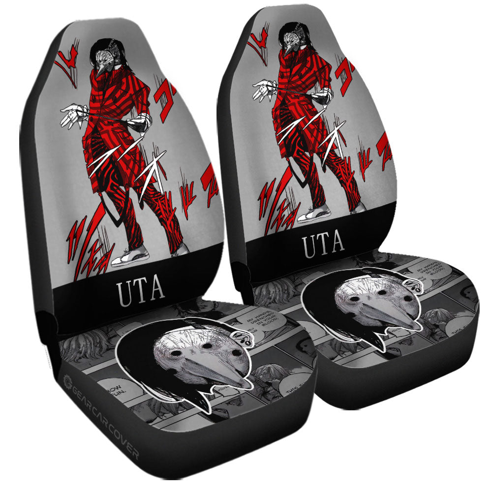 Uta Car Seat Covers Custom Tokyo Ghoul Anime Car Accessories - Gearcarcover - 2