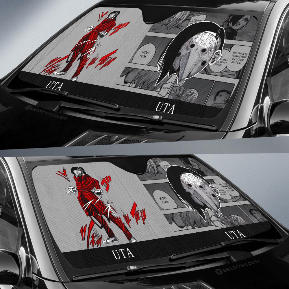 Uta Car Sunshade Custom Tokyo Ghoul Anime Car Interior Accessories - Gearcarcover - 3