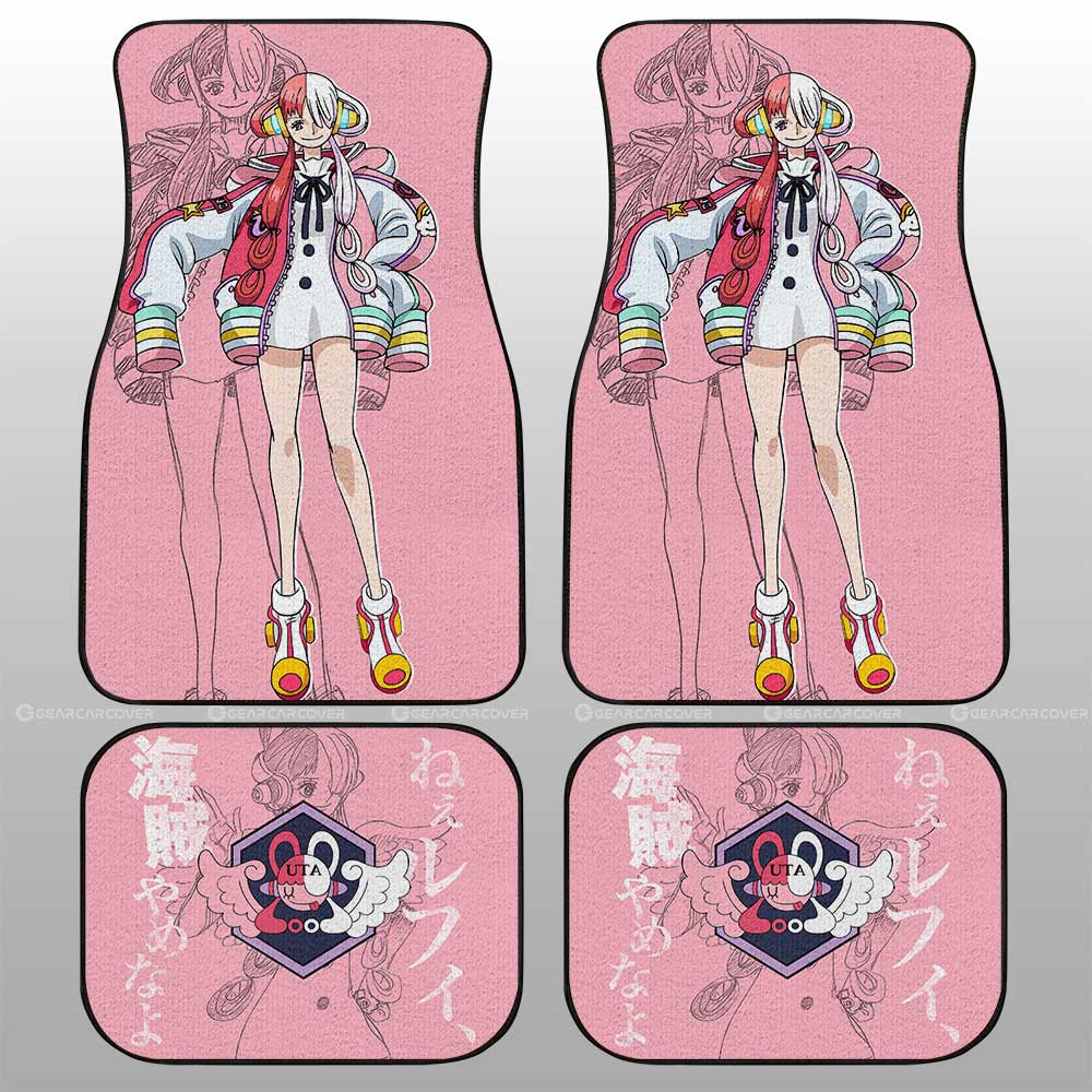 Uta Film Red Car Floor Mats Custom One Piece Anime Car Accessories - Gearcarcover - 1