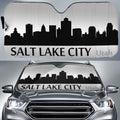 Utah Salt Lake Skyline Car Sunshade Custom Car Accessories - Gearcarcover - 1