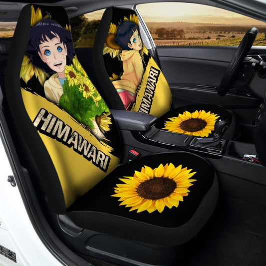 Uzumaki Himawari Car Seat Covers Custom Boruto Anime Car Accessories - Gearcarcover - 2