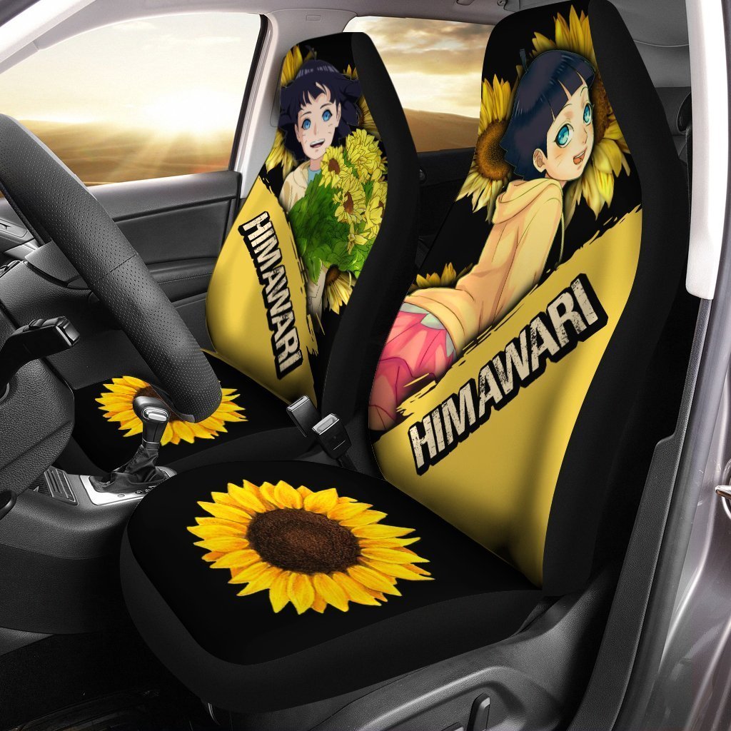 Uzumaki Himawari Car Seat Covers Custom Boruto Anime Car Accessories - Gearcarcover - 1