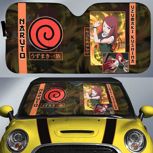 Uzumaki Kushina Car Sunshade Custom Anime Car Accessories - Gearcarcover - 1