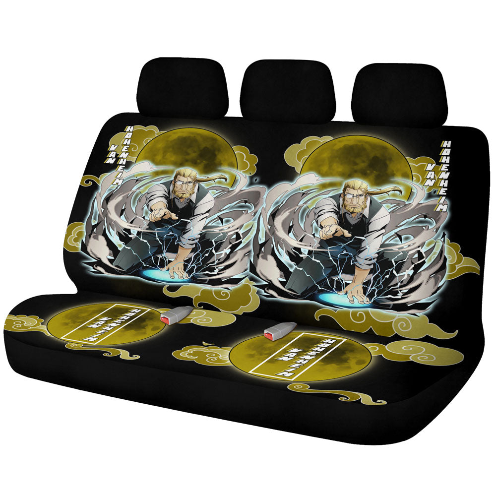 Van Hohenheim Car Back Seat Covers Custom Fullmetal Alchemist Anime Car Accessories - Gearcarcover - 1