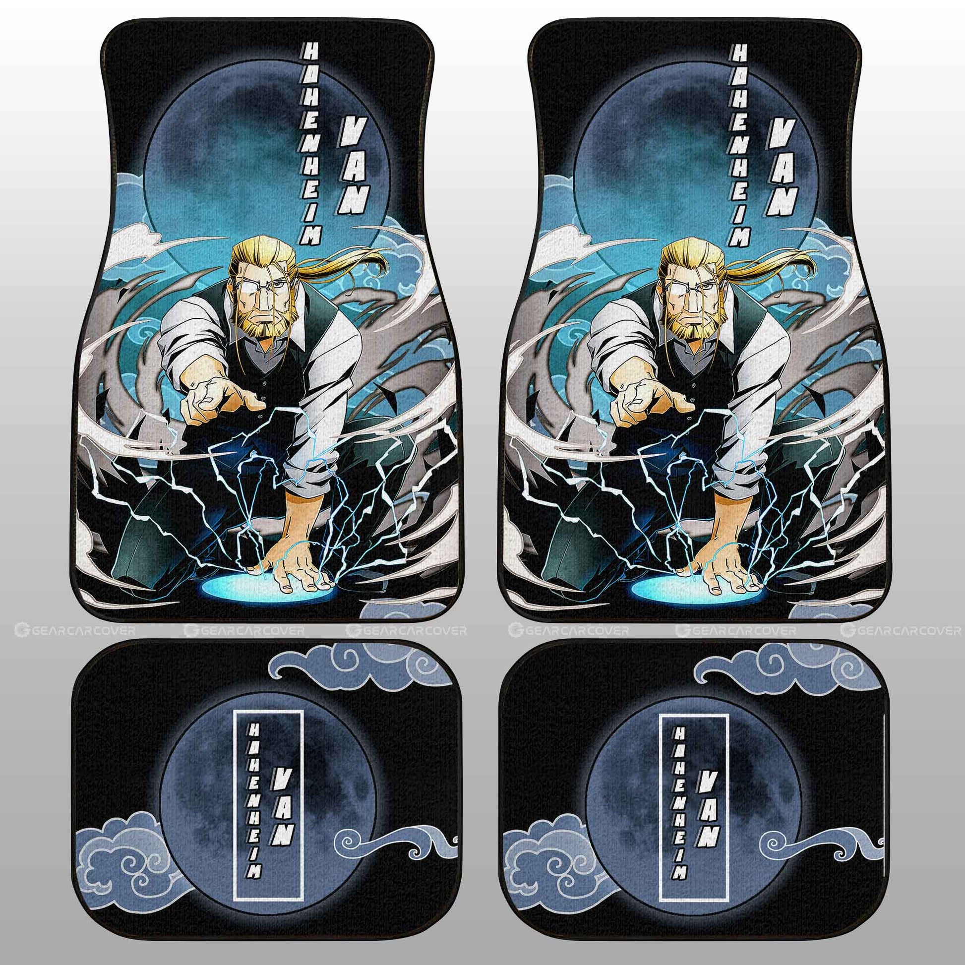 Van Hohenheim Car Floor Mats Custom Fullmetal Alchemist Anime Car Interior Accessories - Gearcarcover - 2