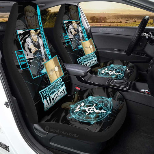 Van Hohenheim Car Seat Covers Custom Fullmetal Alchemist Anime - Gearcarcover - 1
