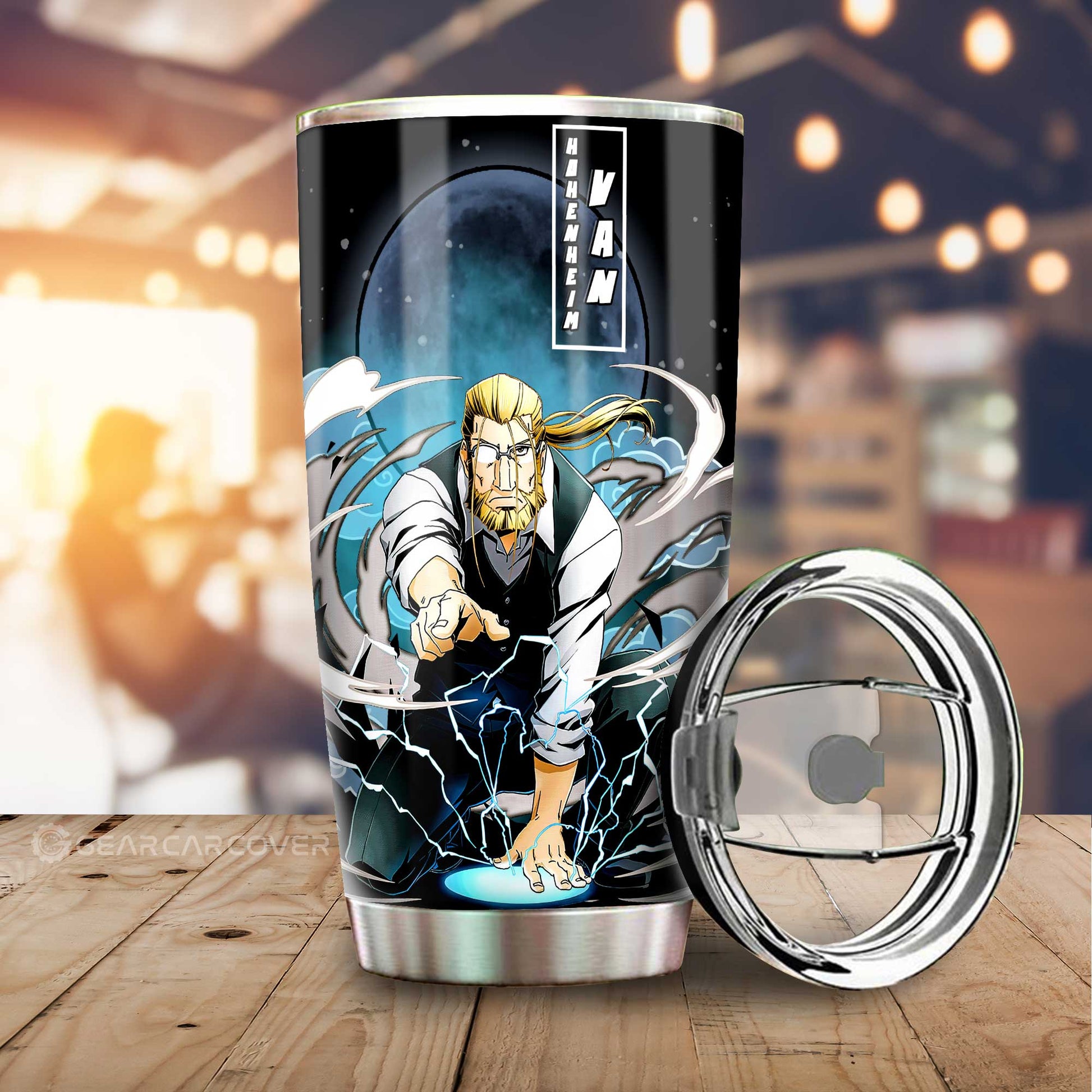 Van Hohenheim Tumbler Cup Custom Fullmetal Alchemist Anime Car Interior Accessories - Gearcarcover - 1