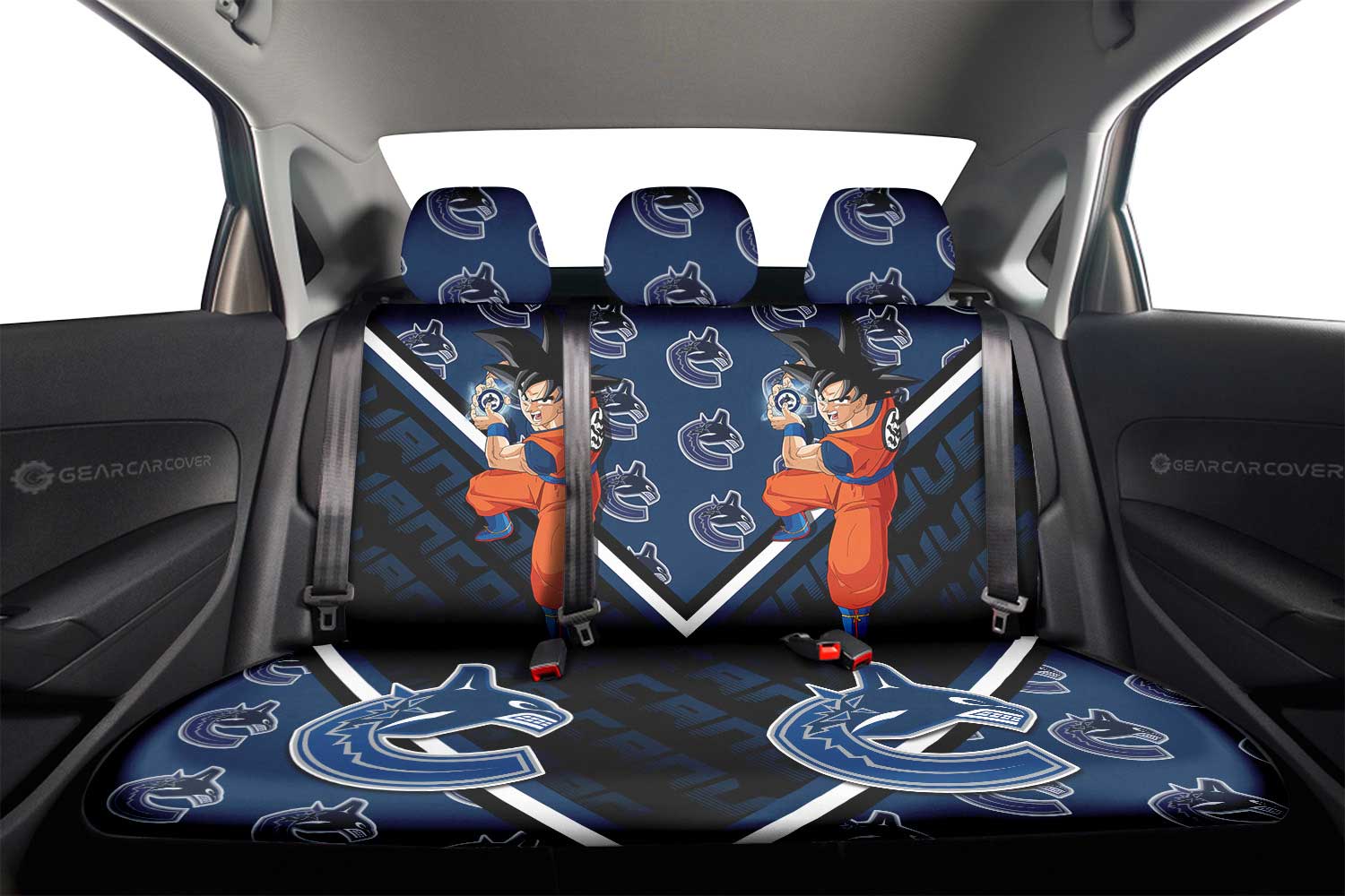Vancouver Canucks Car Back Seat Cover Custom Car Decorations For Fans - Gearcarcover - 2
