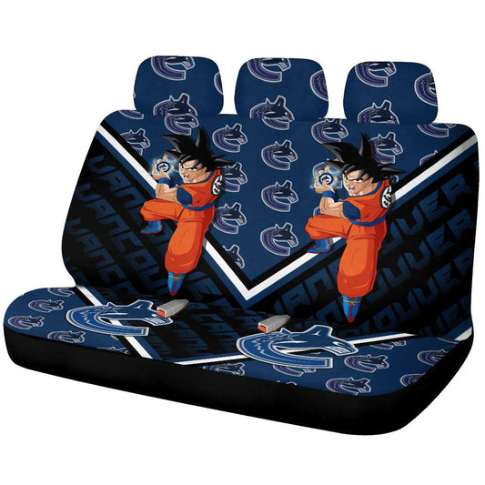 Vancouver Canucks Car Back Seat Cover Custom Car Decorations For Fans - Gearcarcover - 1