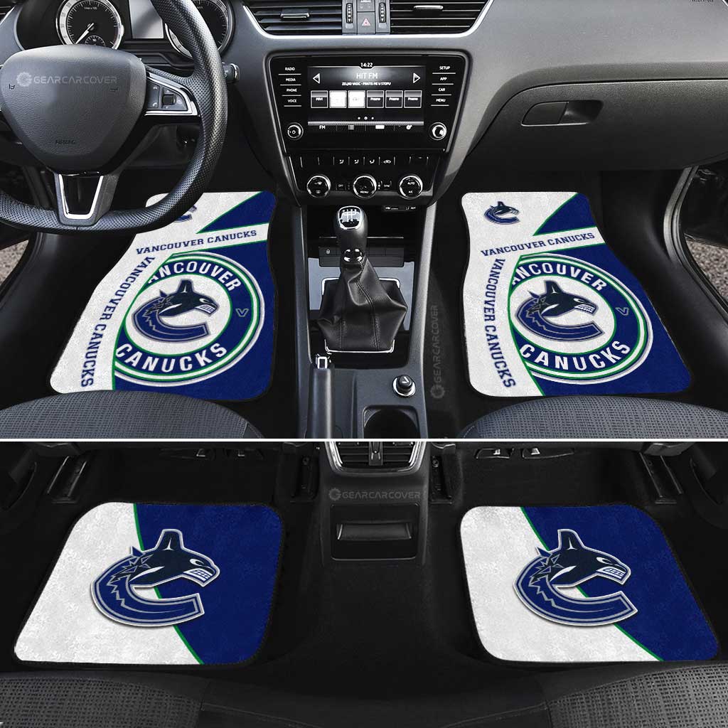 Vancouver Canucks Car Floor Mats Custom Car Accessories For Fans - Gearcarcover - 2