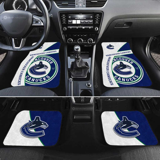 Vancouver Canucks Car Floor Mats Custom Car Accessories For Fans - Gearcarcover - 2
