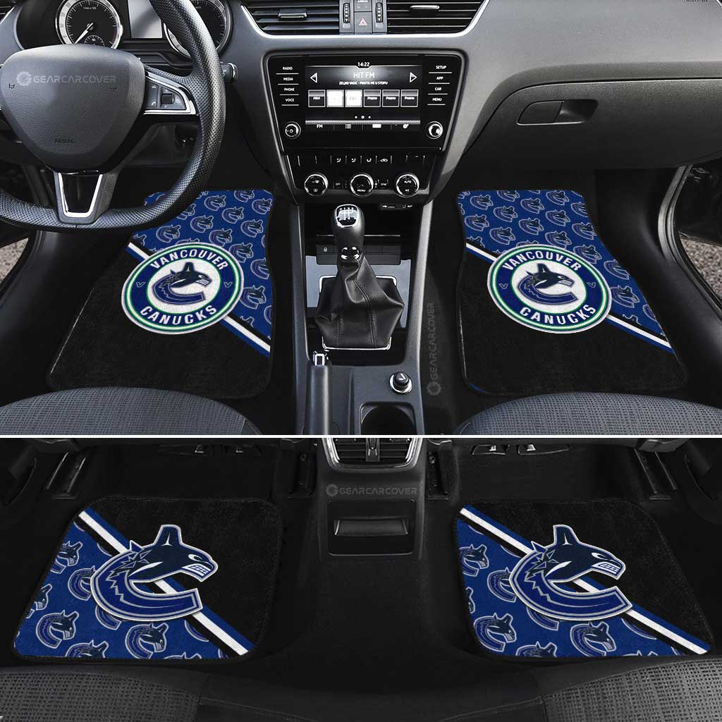 Vancouver Canucks Car Floor Mats Custom Car Accessories For Fans - Gearcarcover - 2