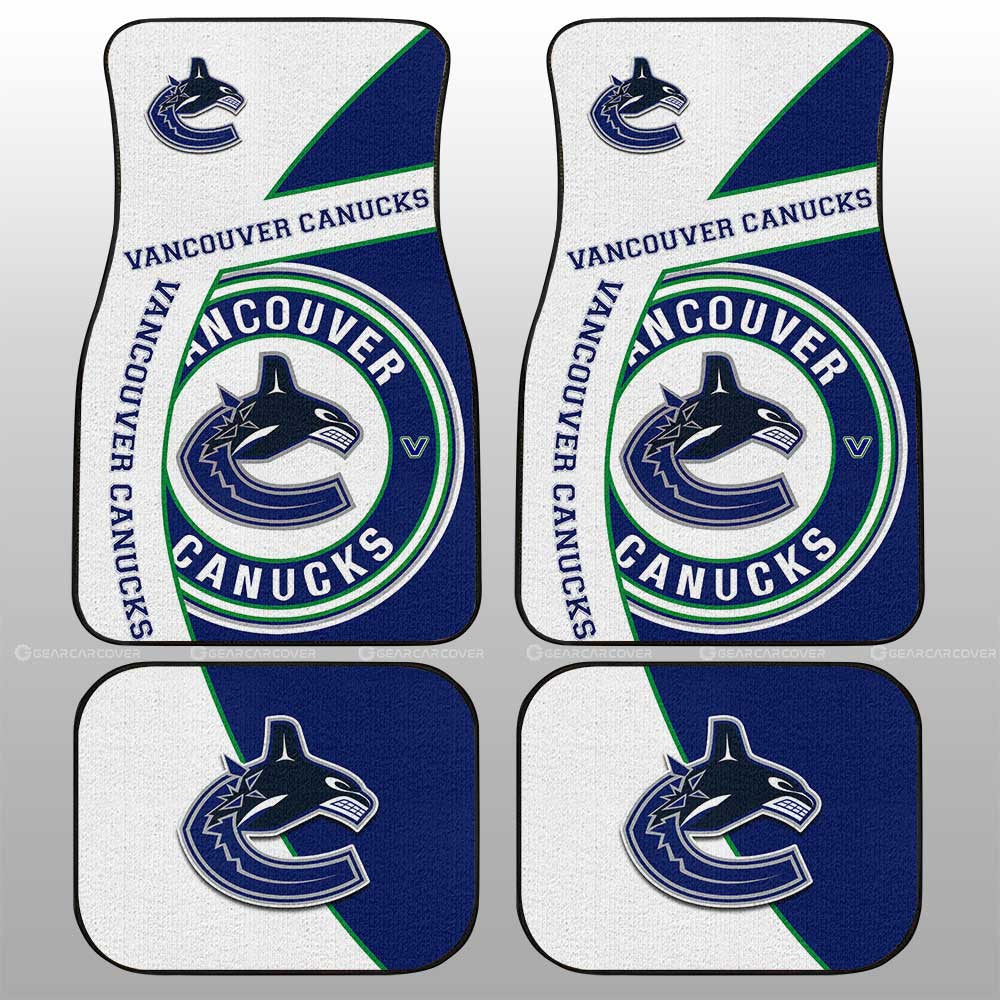 Vancouver Canucks Car Floor Mats Custom Car Accessories For Fans - Gearcarcover - 1