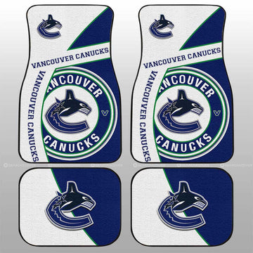 Vancouver Canucks Car Floor Mats Custom Car Accessories For Fans - Gearcarcover - 1