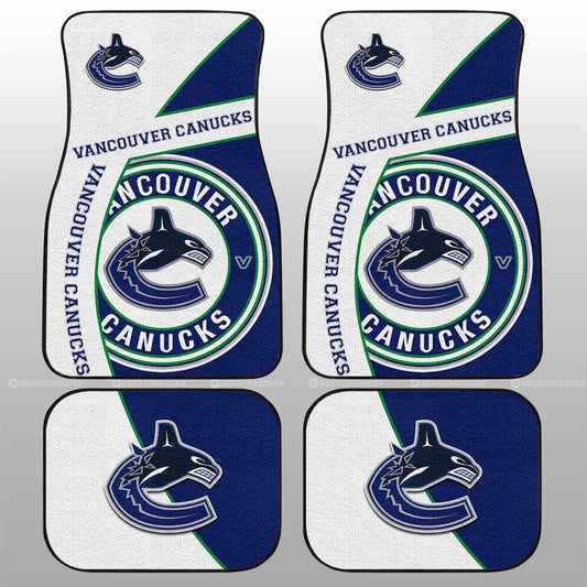 Vancouver Canucks Car Floor Mats Custom Car Accessories For Fans - Gearcarcover - 1