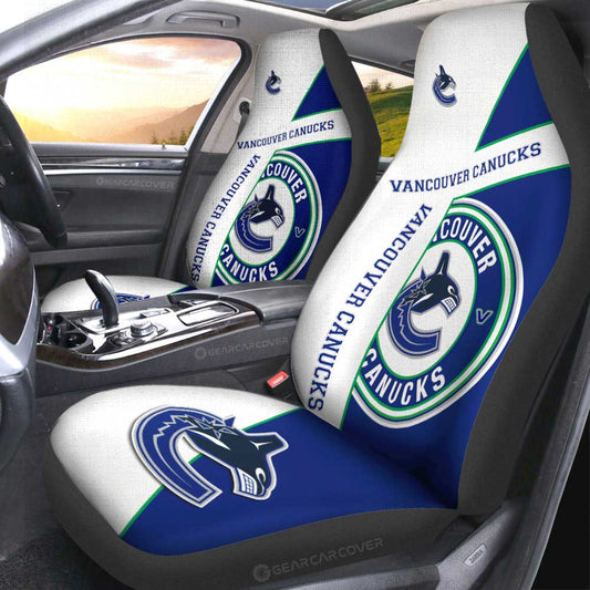 Vancouver Canucks Car Seat Covers Custom Car Accessories For Fans - Gearcarcover - 2