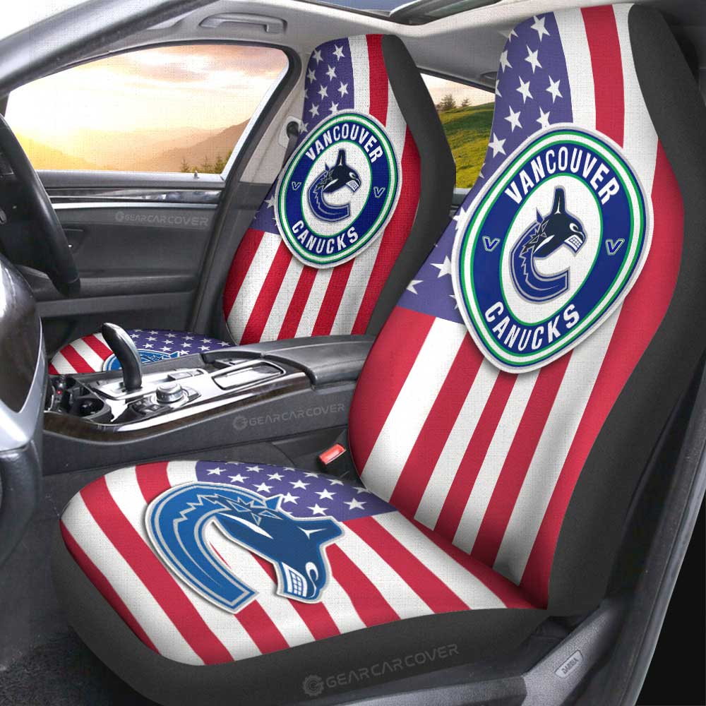 Vancouver Canucks Car Seat Covers Custom Car Accessories - Gearcarcover - 2