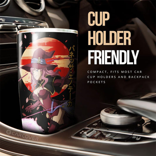 Vanessa Enoteca Tumbler Cup Custom Black Clover Anime Car Interior Accessories - Gearcarcover - 2